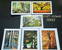 Set 6 cards - TREES